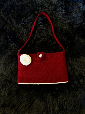 Bolso para libro rojo