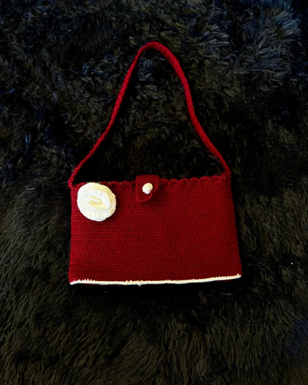 Bolso para libro rojo
