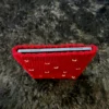 Funda para iPad tejida a crochet roja