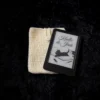 Funda para Kindle tejida a crochet blanco hueso