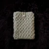 Funda para Kindle tejida a crochet verde pastel