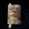 Marcapáginas redondo amarillo tejido a crochet