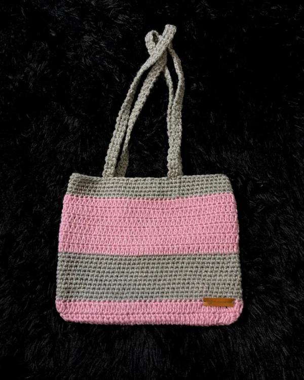 Bolso rosa y gris - foto 1 Bolso rosa y gris - foto 1