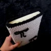 Funda para libro blanco hueso y negro - foto 3 Funda para libro blanco hueso y negro - foto 3