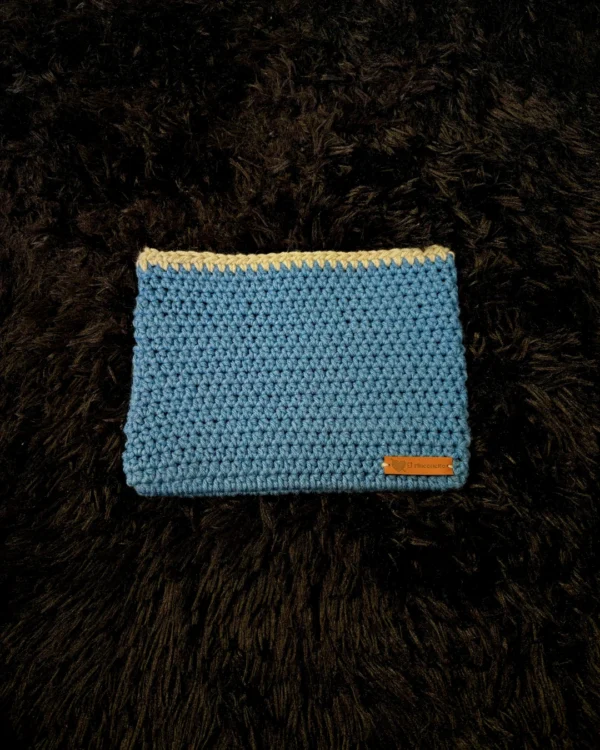 Funda para libro celeste y blanca - foto 1 Funda para libro celeste y blanca - foto 1