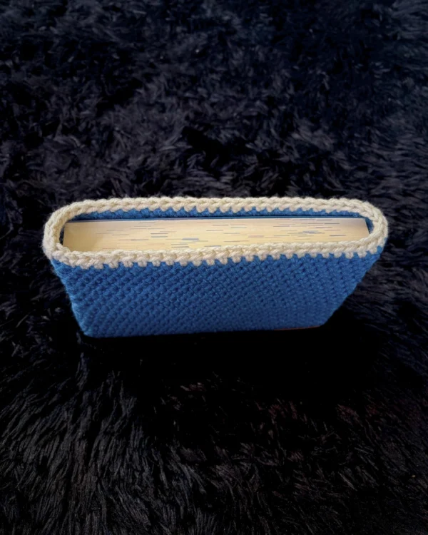 Funda para libro celeste y blanca - foto 3 Funda para libro celeste y blanca - foto 3