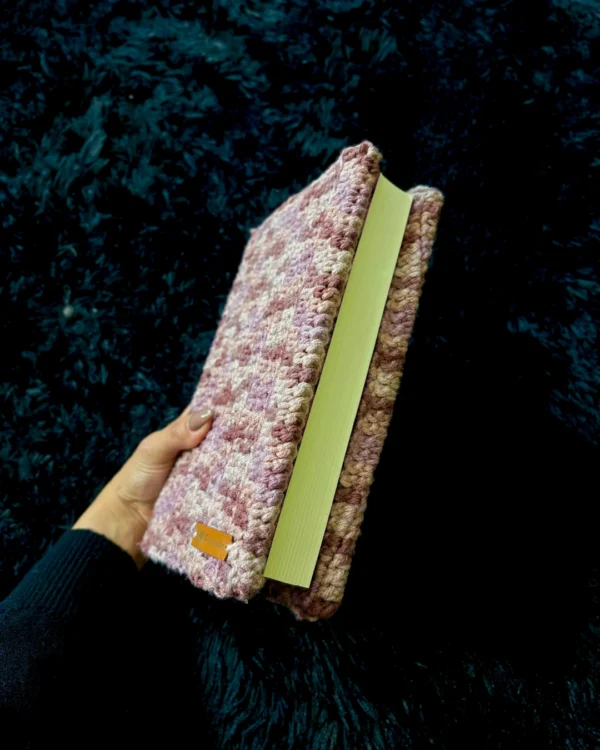 Funda para libro en tonos rosas - foto 2