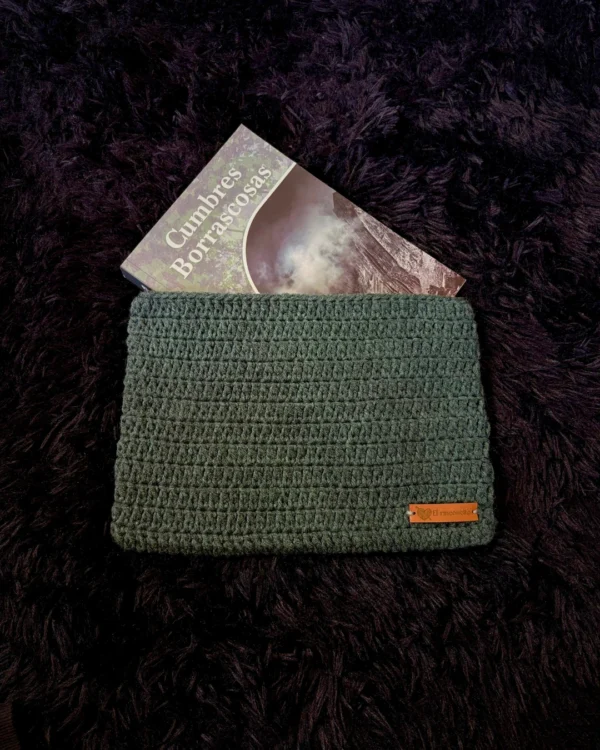 Funda para libro verde sencilla - foto 2 Funda para libro verde sencilla - foto 2