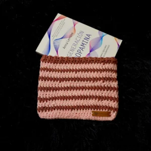 Funda para libro de bolsillo rosa en dos colores - foto 1
