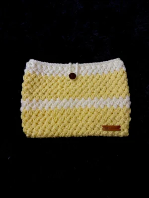 Funda para libro amarilla y blanca - foto 1 Funda para libro amarilla y blanca - foto 1