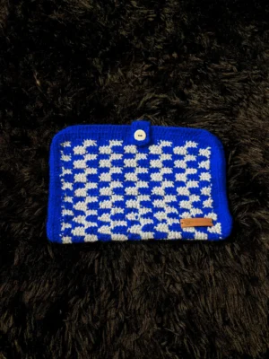 Funda para libro azul a cuadros - foto 1 Funda para libro azul a cuadros - foto 1