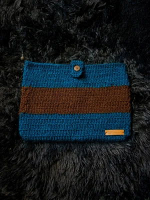 Funda para libro azul y marrón - foto 1 Funda para libro azul y marrón - foto 1