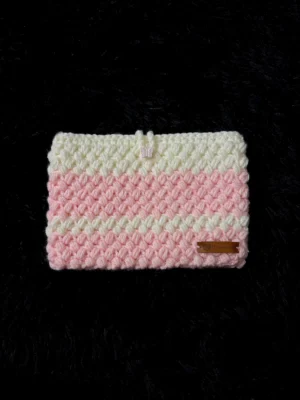 Funda para libro de bolsillo rosa y blanco - foto 1 Funda para libro de bolsillo rosa y blanco - foto 1